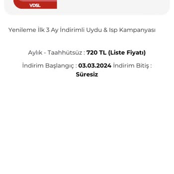 Digiturk İnternet Sağlayıcı 1 Güne 680 TL Fatura Çıkarması.