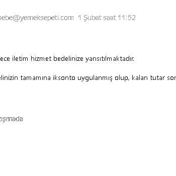 Yemek Sepeti Eksik Ödeme, Çözüm Üretme Kapasitesi...