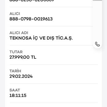 Teknosa'nın Parama El Koyup Cihazımı Vermemesi