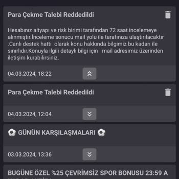 Betgross Adlı Site 5 Gündür 7.500 Tl Ödemedi