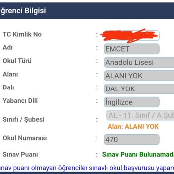 Milli Eğitim Bakanlığı (MEB) Milli Eğitime Sesleniyorum. Puanlarım Ortada Yok Gözükmüyor Sistemde