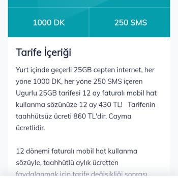 Türk Telekom Mobil Tarife Değişikliği Yaptım Rezil Oldum.