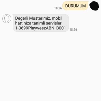 Faturamdan Habersiz Kesinti Yapılan Playweez Üyeliği