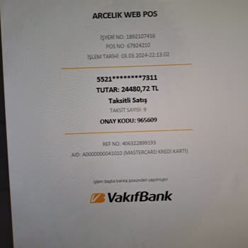 Arçelik Online Alışverişim Görünmüyor