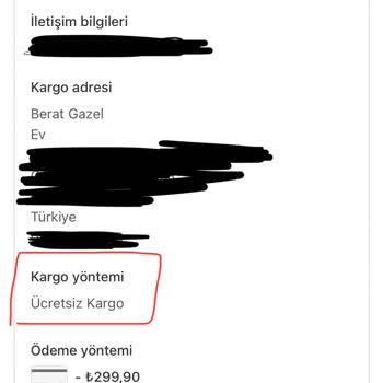 Moamarkt.com İnternet Sitesi, Ücretsiz Kargo İken Ücret Talep Edilmesi
