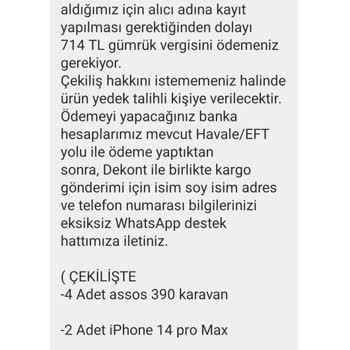 iPhone Sosyal Medya Çekiliş Şikayeti