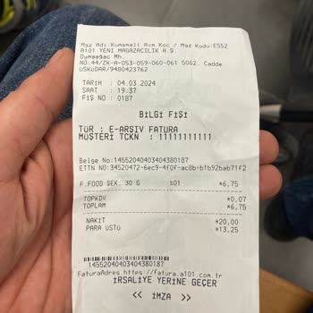 A101 Para Üzeri Vermiyormuş