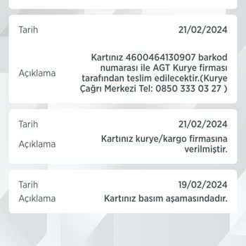 AGT Kurye 15 Gündür Teslimat Yapmıyor.