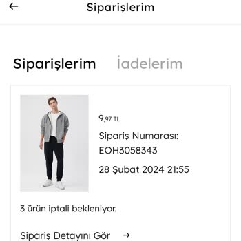 Mavi Online Alişveriş İptali