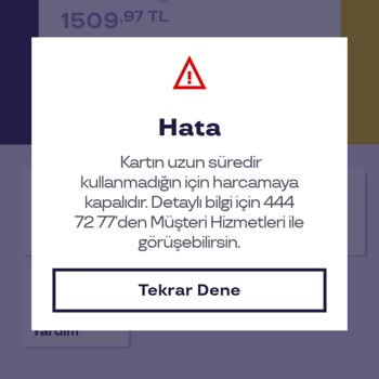 Pluxee Türkiye Kartım Kullanıma Kapatılmış