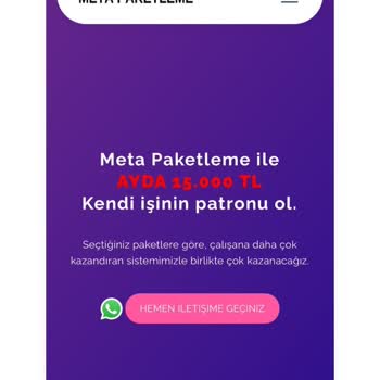 Meta Paketleme Evde İş İmkanı