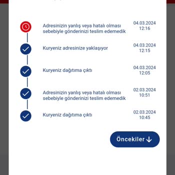 Aras Kargo "Kargo Teslim Edilmedi"