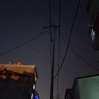 Küçükçekmece Belediyesi Sokak Lambaları Yanmıyor