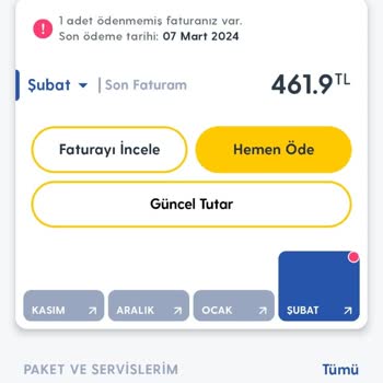 Turkcell Den Yüksek Gelen Faturalarım Hk.
