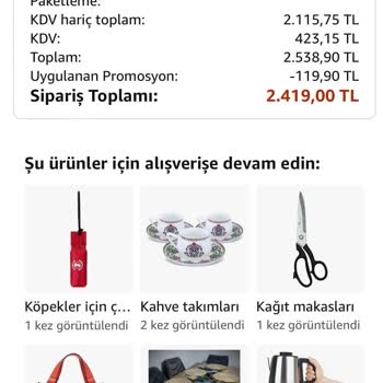 Amazon Türkiye Siparişimi Eksik Yolladı
