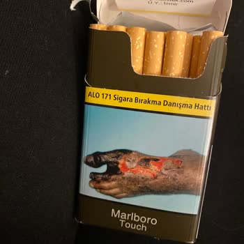 Marlboro Touch Tütüne Karıştırılan Sert Kötü Kokan Cisimler