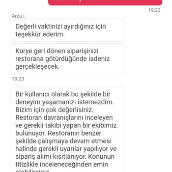 Yemek Sepeti Siparişi Eksik Getirdi.