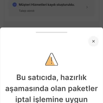Hepsiburada Siparişi İptal Etmiyor
