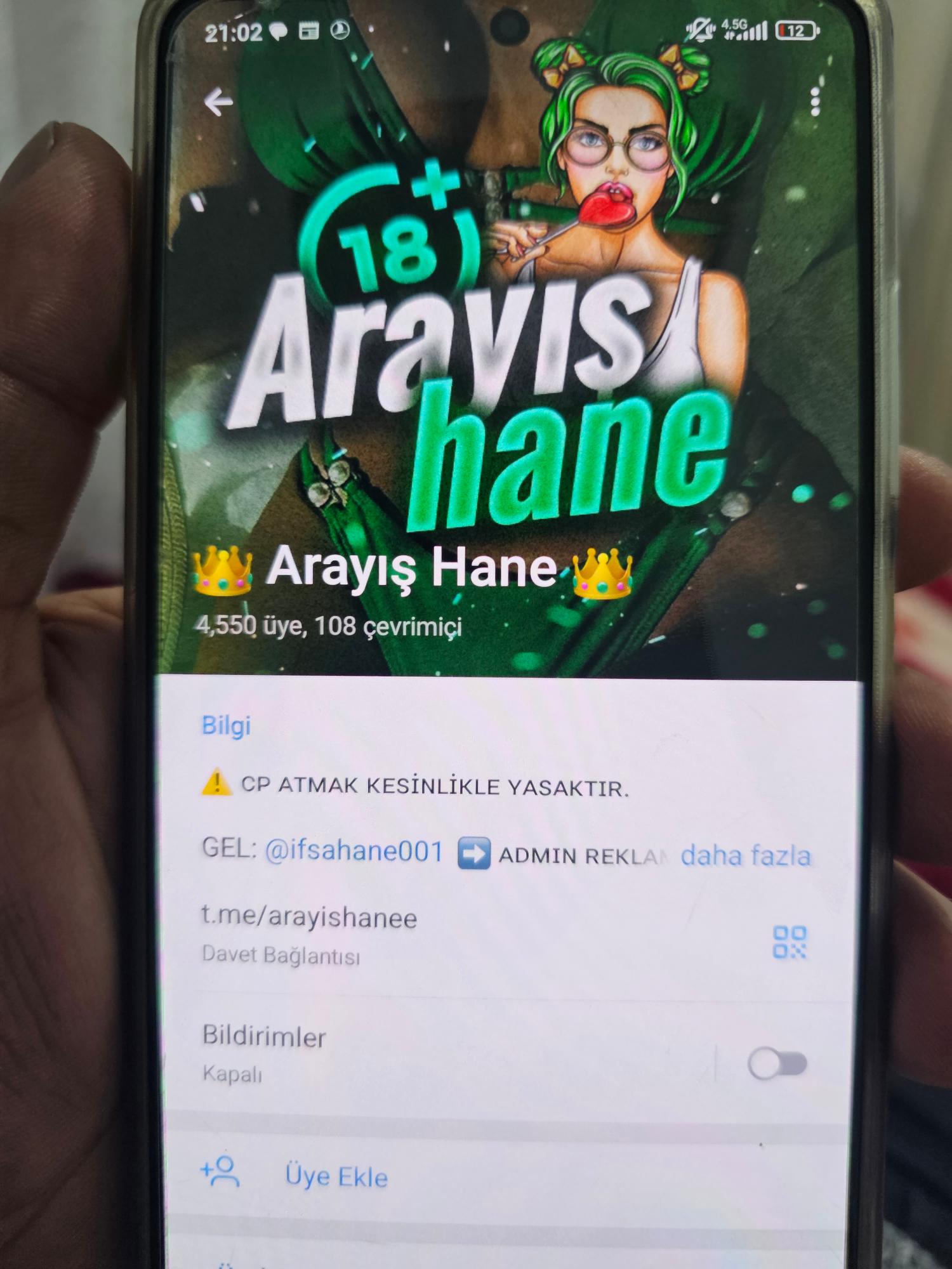 Hesabın Adı ( Arayış Hane ) Telegramda Uzak Dur - Şikayetvar