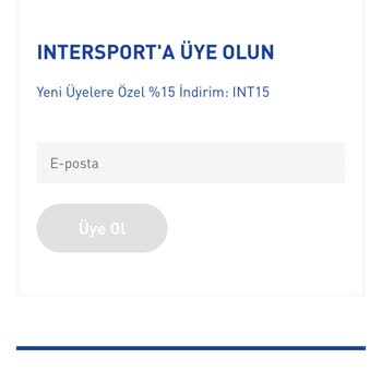 Intersport Sitesindeki İndirim Sorunu