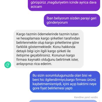 Dolap Zararımın Ödenmesini İstiyorum
