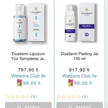 Watsons Online Yaptığım Alışveriş Var Olan Ürünleri Elimden Almışlar