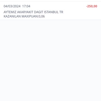 Aytemiz Akaryakıt Araçta Ödeme Şikayet