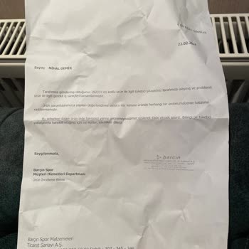 Barçın Spor Firma Tarafından Olumsuz Sonuçlandı