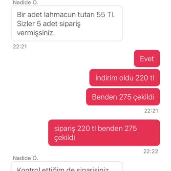 Yemek Sepeti Fazla Para Çekti