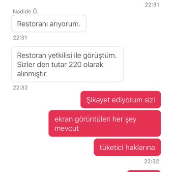 Yemek Sepeti Fazla Para Çekti