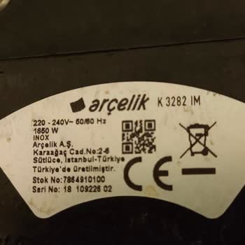 Arçelik Çay Makinesinin Paslanması