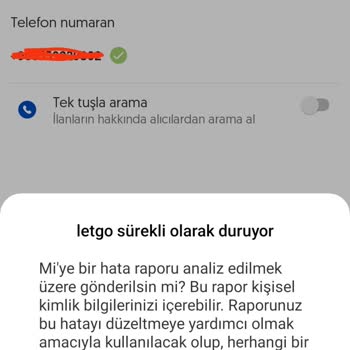 Letgo Ürün Yükleme Sorunu