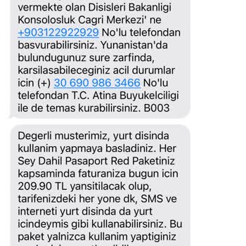 Vodafone Haksız Fatura Yansıtma