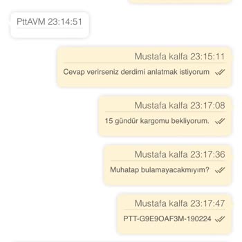 Epttavm Gelmeyen Kargo Sorunu