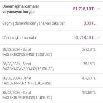 Enpara En Kart Kredi Kartımın Sanalı Ve En Carttan Bilgim Dışında Çekim