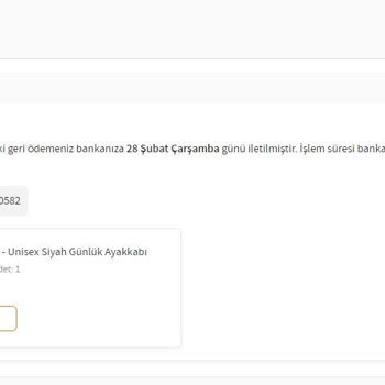 Puma Ayakkabı Değişim Talebi
