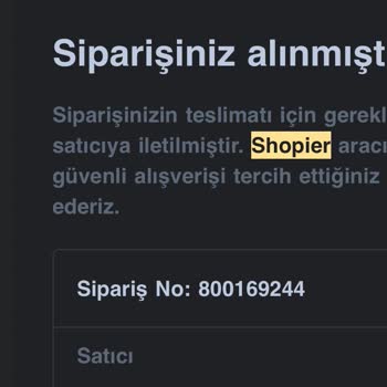 Shopier Sipariş Verdim Göremiyorum