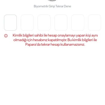 Papara Kimlik Bilgileri Ve Onay Sorunu