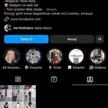 Mi Via Butik (miviabutik.com) Instagram Üzerinden Ürün Gönderimi Yapılmadı