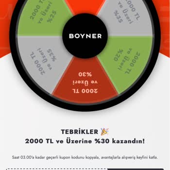 Boyner İndirim Kodu Kullanamama