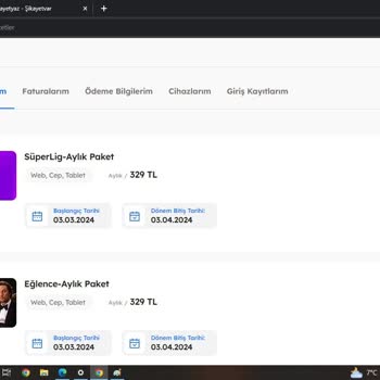TOD Tv Süper Lig Paket Yükseltme