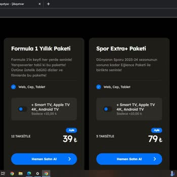 TOD Tv Süper Lig Paket Yükseltme