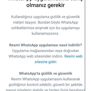 WhatsApp Hesabıma Giriş Yapamıyorum