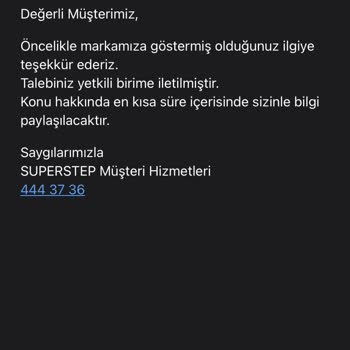SuperStep Puan İadesinde Yaşanan Sorun