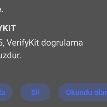 Verifykit Gece Yarısı Gelen Doğrulama Kodu Şaşkınlığı