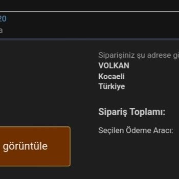 Amazon Ürün İptal Etmişler