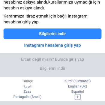 Facebook Hesabım Askıya Alındı