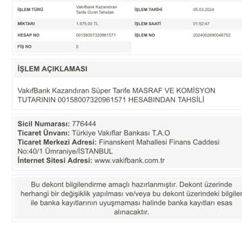 VakıfBank Kazandıran Tarife Saçmalığı