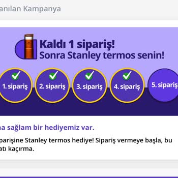 Getir St Termos Vermiyor