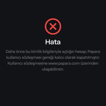 Papara Kimlik Doğrulama Hatası